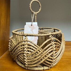 Utensil Woven Basket - Tan